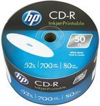 Płyty CD-R 700MB x52 Spindle 50 szt. HP do nadruku printable